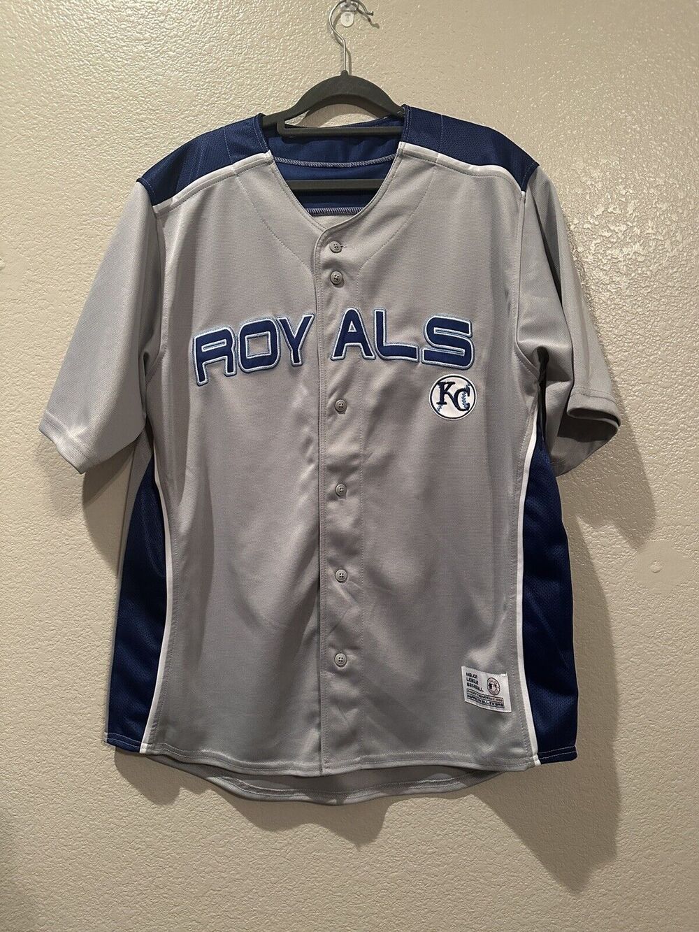 Kansas City Royals Jersey Major League Baseball Dynasty Series Adult Large Size